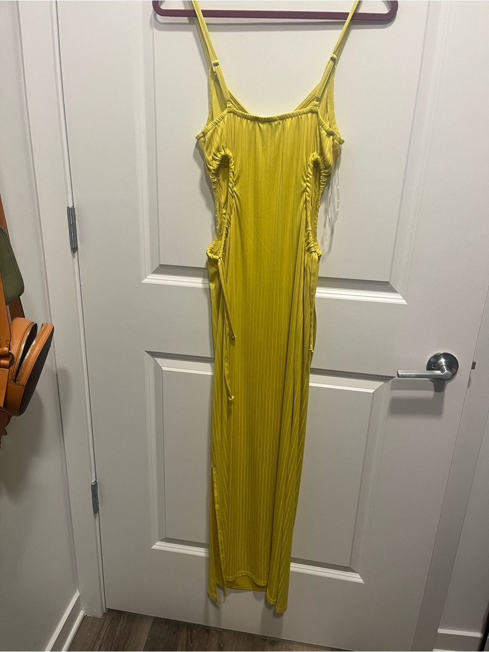 Sunlit Gathered Slip Maxi Dress - Womens